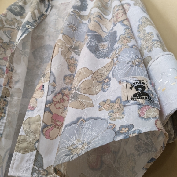 Jimi Hendrix Experience embroidered button up w/ signature. Highly detailed - Picture 13 of 15